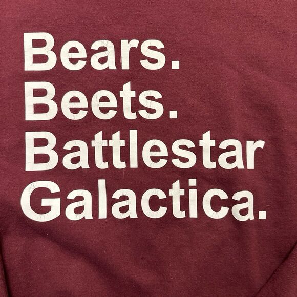 Bears Beets Battlestar Galactica The Office Crewneck - Picture 2 of 5